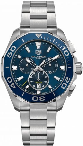 TAG Heuer TAG Heuer Aquaracer 300M Quartz Chronograph 43 Stainless Steel / Blue / Bracelet