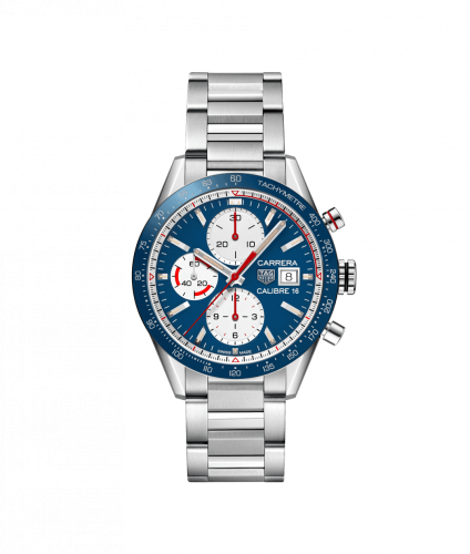 TAG Heuer TAG Heuer Carrera Calibre 16 41 Stainless Steel / Blue Retro / Bracelet